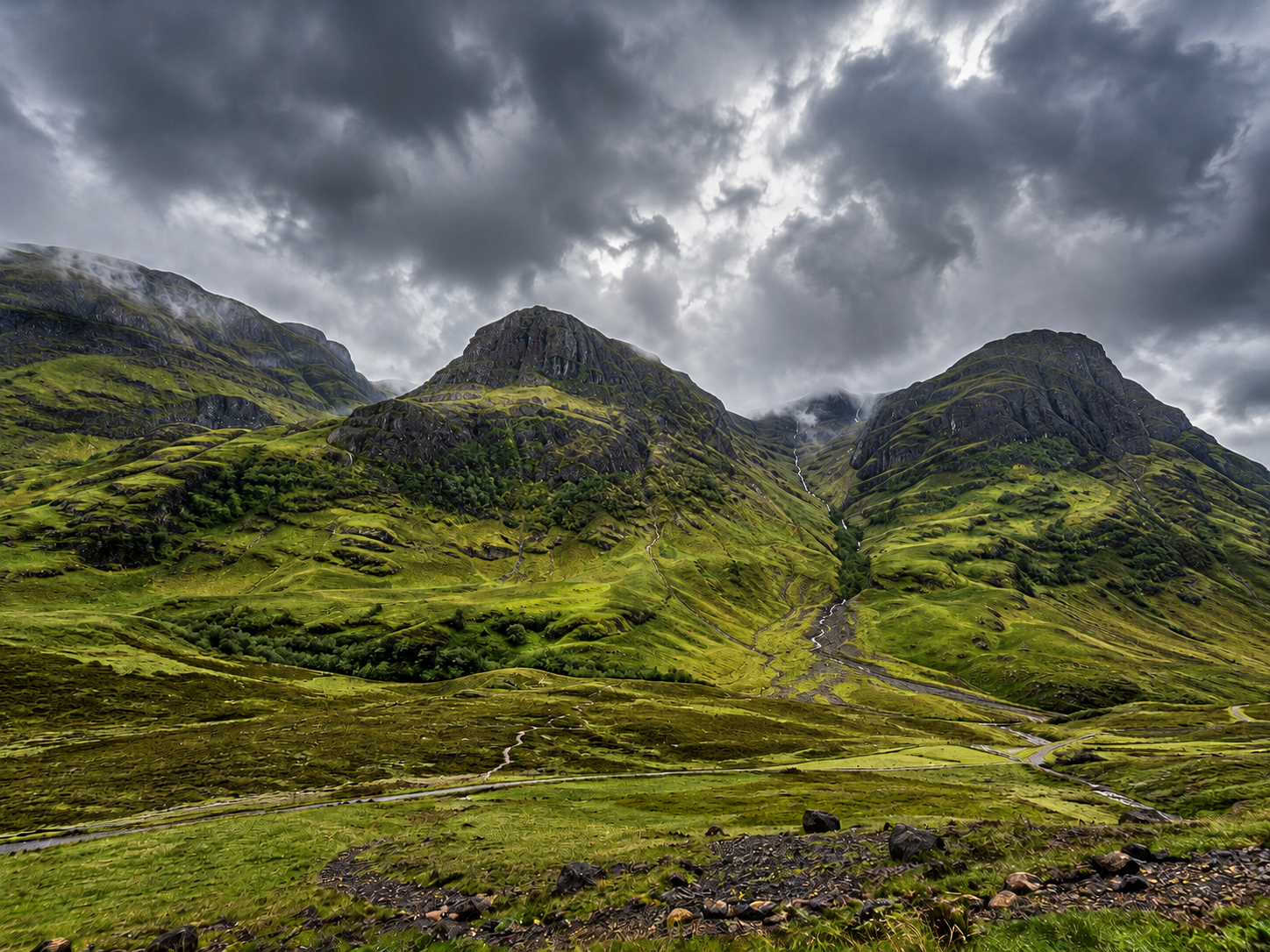 Scotland, Where the Land Meets the Clouds